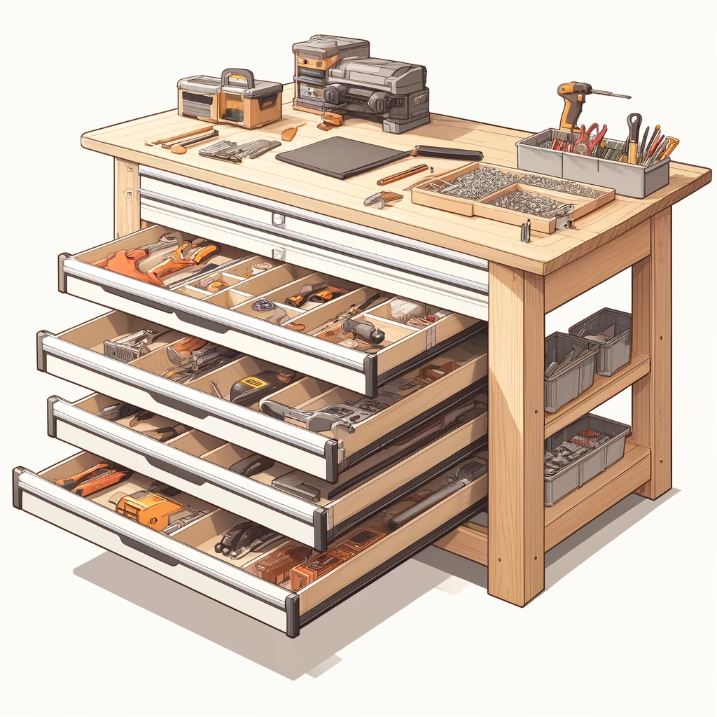 Under-Workbench Storage: Hidden Gem